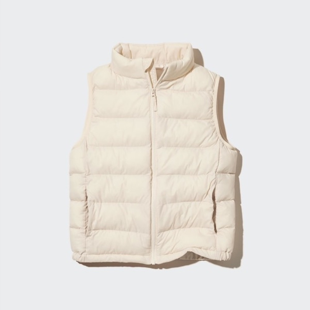 Uniqlo Ultra Light Down Vest White Cream size S Women